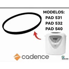 Correia p/ panificadora Pad 531/Pad532/Pad540