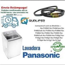 Correia p/ lavadora Panasonic- 14 / 16 Kilos- Premium