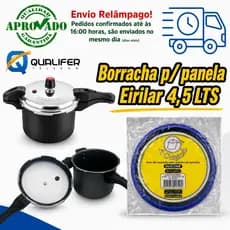 Borracha Silicone p/ Panela De Pressão Eirilar 3,0 a 4,5 litros Silicone Fechamento Externo s( Medindo 20cm Interno)