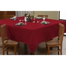 Toalha de Mesa Jacquard Adamascado 2,50mx1,40m 8 lugares