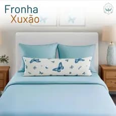 Fronha Xuxão Avulsa Percal 180 Fios Estampada (1,30x40cm) – Maciez, Luxo e Qualidade Premium Enxoval