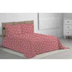 Cobre Leito Piquet  – Solteiro Casal Queen King – Jogo de Cama com Porta Travesseiros – Tecido Algodão e Poliester