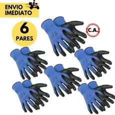 Luva de Proteção 1006 SuperSafety Conforto e Resistência em Trabalhos Pesados e Gerais