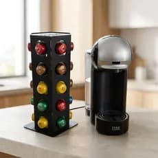 Torre Giratória Suporte Organizador 30 Cápsulas Dolce Gusto Cantinho do Café Porta Caps DolceGusto