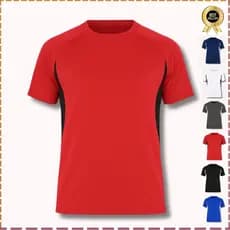 Camisa Camisa Dryfitness Masculina Manga Curta Tecido Leve ParaCasual- Academia-Treino-Caminhada
