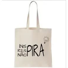 Bolsa Ecobag  Inspira Respira NÃO pira . 100%Nylon