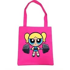 Bolsa ecobag  Rosa lindinha florzinha  e docinho