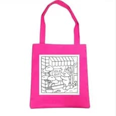 Bolsa ecobag  para Colorir  . Lançamento Promoção qualidade super desistente uso adulto e infantil
