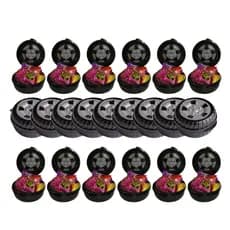 Kit 30 Porta Mix Roda De Carro Wheels Pote Lembrancinhas Aniversário