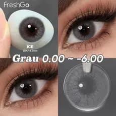 (0~-6.00)Hidrocor lente de contato com grau miopia mel coloridas lentes Produzido da Coreia 1par
