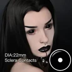 Pseyeche lente 22mm lente de contato Cosplay sclera Com Para /Maquiagem/Olhos