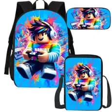 Itens Escolares Mochila Estojo Lancheira Infantil Jogo Blocos