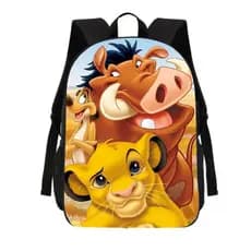 Mochila Estojo Lancheira Infantil Leão Rei
