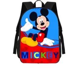Mochila Estojo Lancheira Infantil Mickey Mouse
