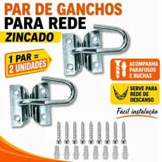Gancho para rede reforçado / Rede De Balanço / gancho / Armador de rede / gancho de rede