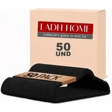 Cabides de Veludo Premium Antideslizantes Closet Elegante