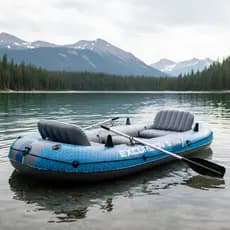 BOTE EXCURSION 5 INTEX C/ REMO + BOMBA DE AR 5 PESSOAS 600KG