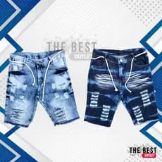 Kit com 2 Bermuda Jeans Masculina Fim de Ano Presente de Natal e Ano Novo Envio Rápido