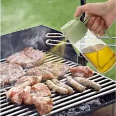 Kit Galheteiro Porta Azeite Vinagre Shoyu com Borrifador 450 - 300 ou 200 ML - Prático Resistente