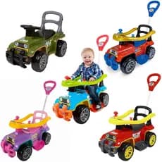 Carrinho de Passeio Infantil Quadriciclo Jip Jip Spider com Haste da MARAL Vários Modelos