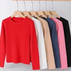 Blusa Térmica Femimina De Canelada Peluciada Para o Inverno