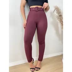 Calça Skinny Power Feminina Cintura Alta Modeladora Confortável