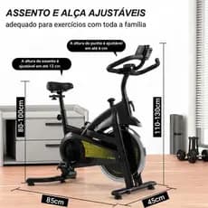 Bike Spinning Para Apartamento 150kg Bicicleta Ergométrica Mecânica 15kg Bicicleta Ergometrica Exercícios Profissional