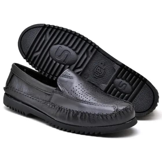 1 Mocassim De Couro Legitimo e Confortável