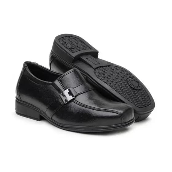 Sapato Formal Social Masculino Infantil Couro do 21 ao 36 Envio Imediato