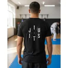 Camiseta Original Masculina Algodão para Treino para Musculação Luta Mestre Brazilian Jiu Jitsu
