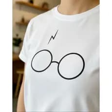 Camisa Feminina Algodão Premium Camiseta Estampada Harry Potter