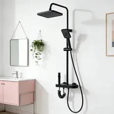 Compatível Com Aquecedores De Gás/Água Elétricos , Chuveiro Display Digital De Função Dupla + Conjunto De Torneira De Ch