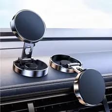 Suporte Magnético Para Telefone Carro 2 Unidades De Até 360 ° Sucção A Vácuo Forte