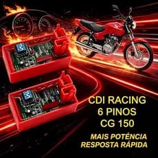Interruptor De Ignição De Motocicleta De Corrida AC CDI De 6 Pinos