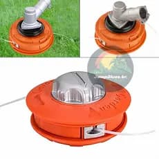 Carretel Automático Carga Fácil Garden P/ Roçadeira  - Profissional Jump Modelos de alumínio ou plástico