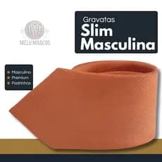 Gravata Slim Masculina Premium Várias Cores Para Padrinhos