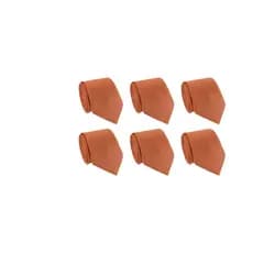 Kit 6 Gravata Social Slim Casamentos Padrinhos Noivos Eventos Congressos
