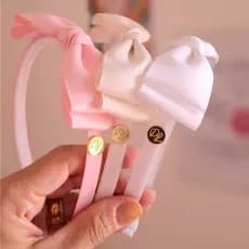 Tiara arco de cabelo infantil menina Tiara arco com laço menina Tiara de cabelo resistente