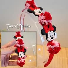 Tiara Minie infantil Laço de cabelo Minie Laço de cabelo infantil Laço infantil