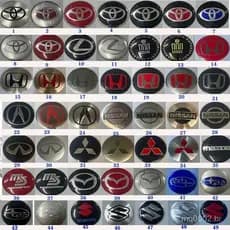 Calotas populares para rodas de carro 45/56//60//65mm, calotas criativas personalizadas para modificação do centro, feit