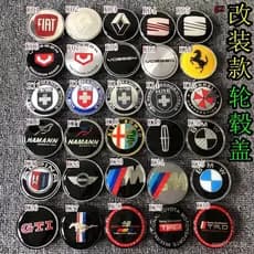 Calotas de roda modificadas populares, capas decorativas para rodas, diâmetro 56 58 60 65 68 69, 17 18 19 polegadas 4JXO