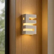 Kit 6 Iluminarias Arandela Decorativa Interno Externo Spot Parede a Prova D água A+