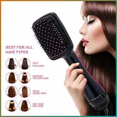 Escova Secadora De Cabelo Seca Alisa E Modela 1000w de Potencia 110v e 220