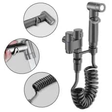 Kit Ducha Higiênica Com Registro em Válvula Dupla Saída 1/2 Para Banheiro Cozinha