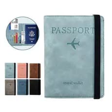 Carteira Porta Passaporte Documentos Cartões Cédulas Viagem Alta Qualidade