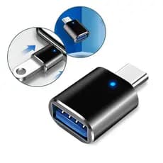 Adaptador USB fêmea para macho tipo C
