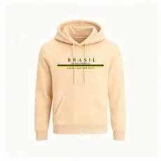 Moletom Masculino Brasil Blusa de Frio Premium Sueter Casaco Confortável Algodão Copa 2026