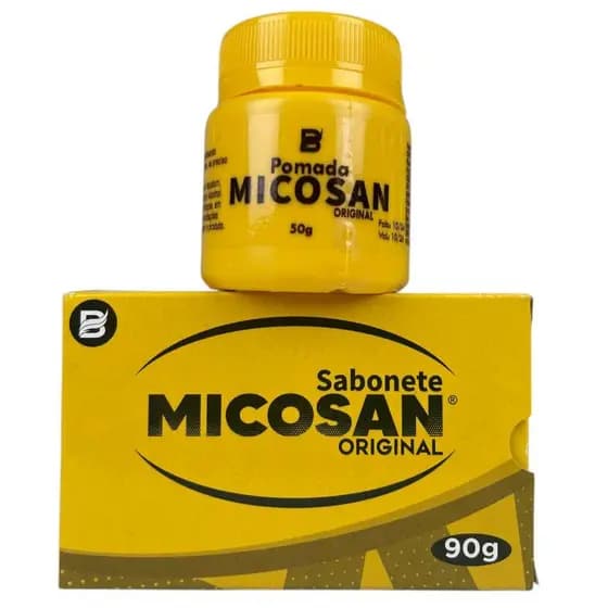Kit Micosan Pomada e Sabonete Clareador Original Baruc Cosméticos
