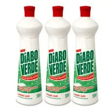 Kit 3 Limpador Diabo Verde Desengordurante MultiusoLimpa Fácil Cozinha 500ml