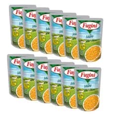 Kit C/ 12 Sache Milho Verde Conserva P/ Pizza Molhos Cachorro Quente 170g Cada Fugini